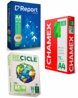 PAPEL SULFITE PACOTE 500 FOLHAS