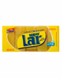 SUPER LAR SABAO EM BARRA GLIC. C/ ALCOOL 800GR