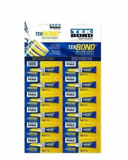 TEKBOND COLA INSTANTÂNEA 2G CARTELA C/12UN