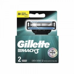 GILLETTE CARGA COM 2 UNID.