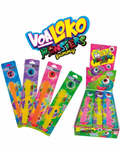 DIP LOKO VOA LOKO MONSTERS GUMMY 4,5G DISPLAY C/15UN (15X4,5G)