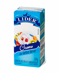 CREME LEITE LIDER TP 200G CX C/27UN