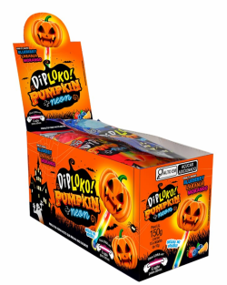 DIP LOKO +NEON PUMPKIN SORTIDOS 10G DISPLAY C/15UN (15X10G)