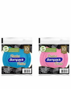 BOMPACK PRATO 15CM COLORIDO