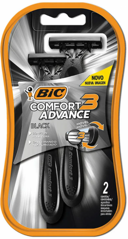 BIC COMFORT 3 ADVANCE BLACK C/2UN