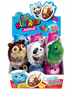 DIP LOKO SURPRISE ANIMALS 11G DISPLAY C/12UN (12X11G)